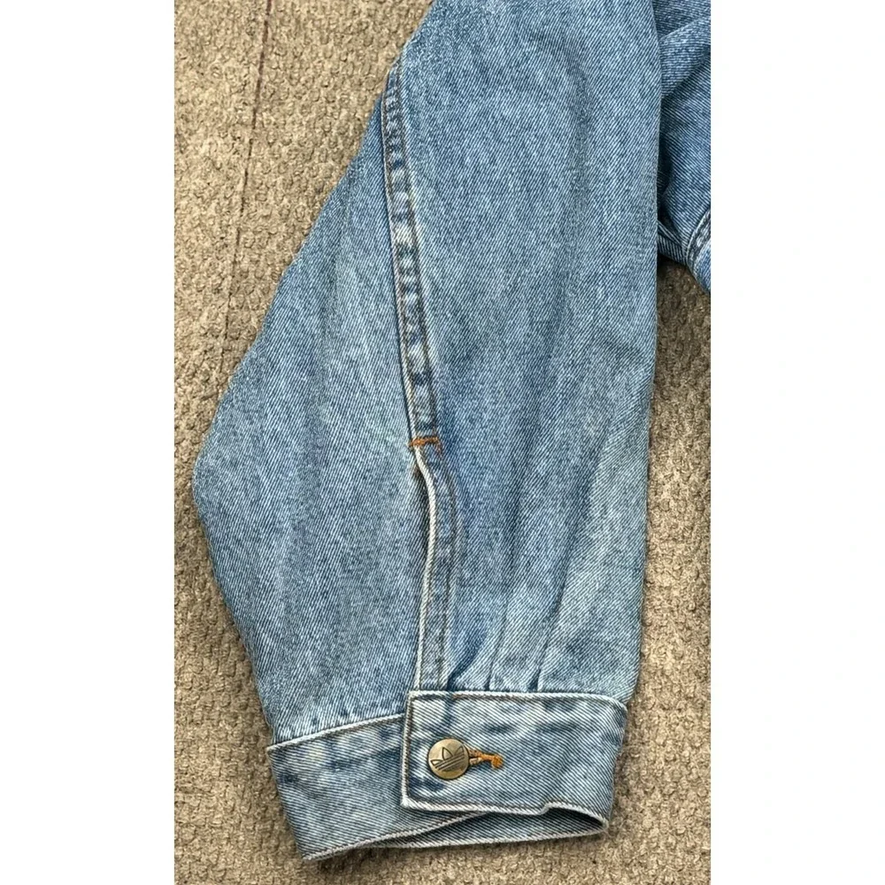 Adidas‎ 1995 Seattle NCAA Final Four Embroidered Rare Vtg Denim Jacket Size XXL